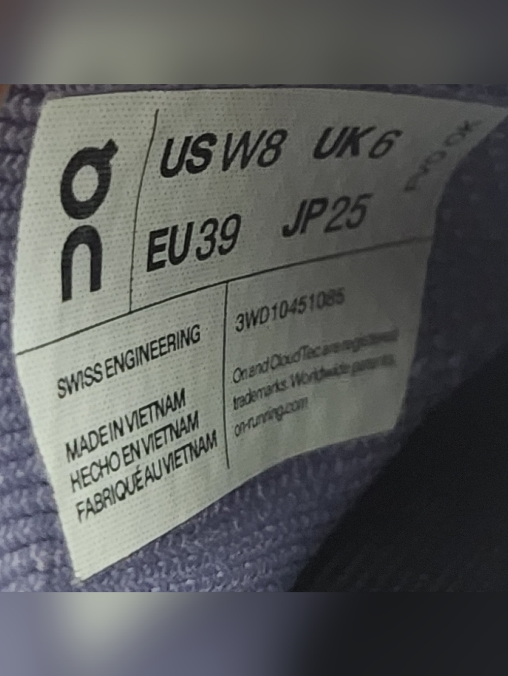 ON Running Cloudswift 3 Nimbus/Hay Running Shoes Women's Size 8 - Picture 9 of 9